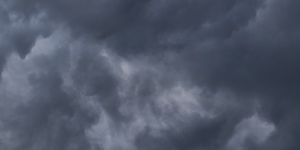 Dunkle Sturmwolken